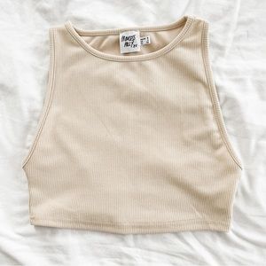 Princess Polly Ribbed Crop Top